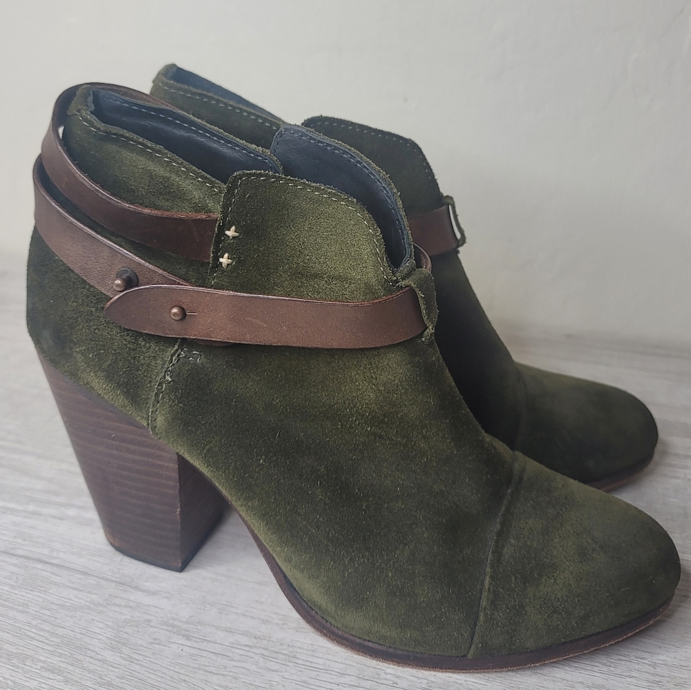 rag & bone harrow suede ankle booties
